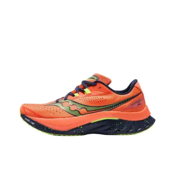 Saucony Endorphin Speed Brown 4 Anti Slip Wear Resistant Low Top Running Shoes Unisex Orange
