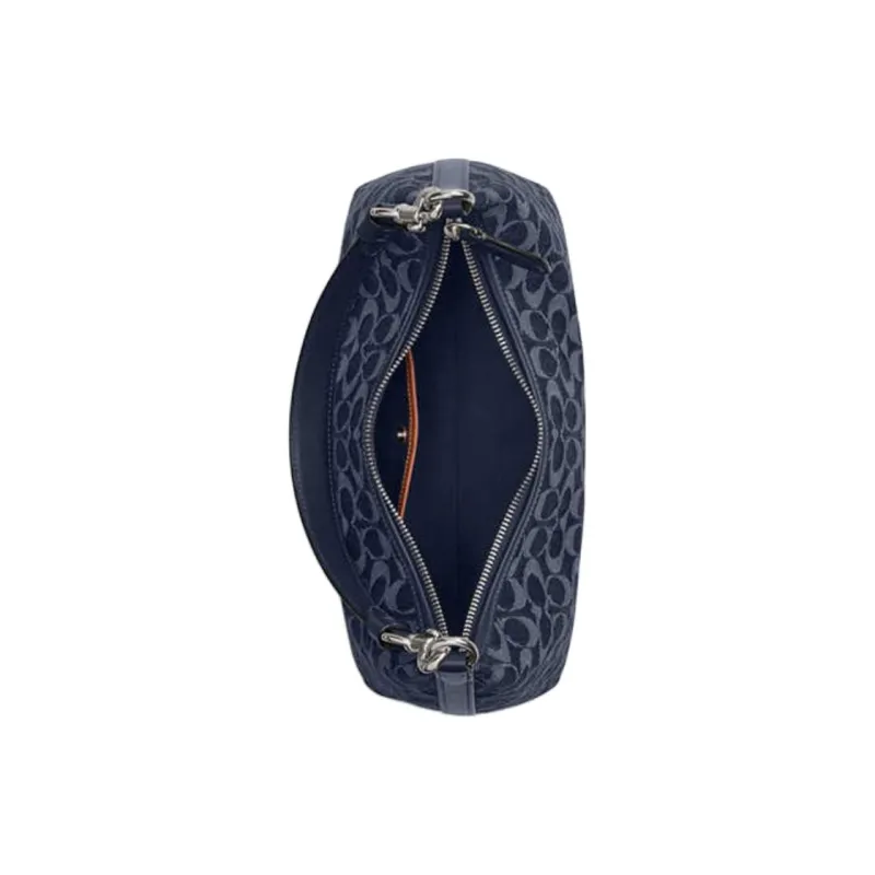 COACH Juliet Fabric Crossbody Bag, Shoulder Bag Tubas Women's Dark Blue-2