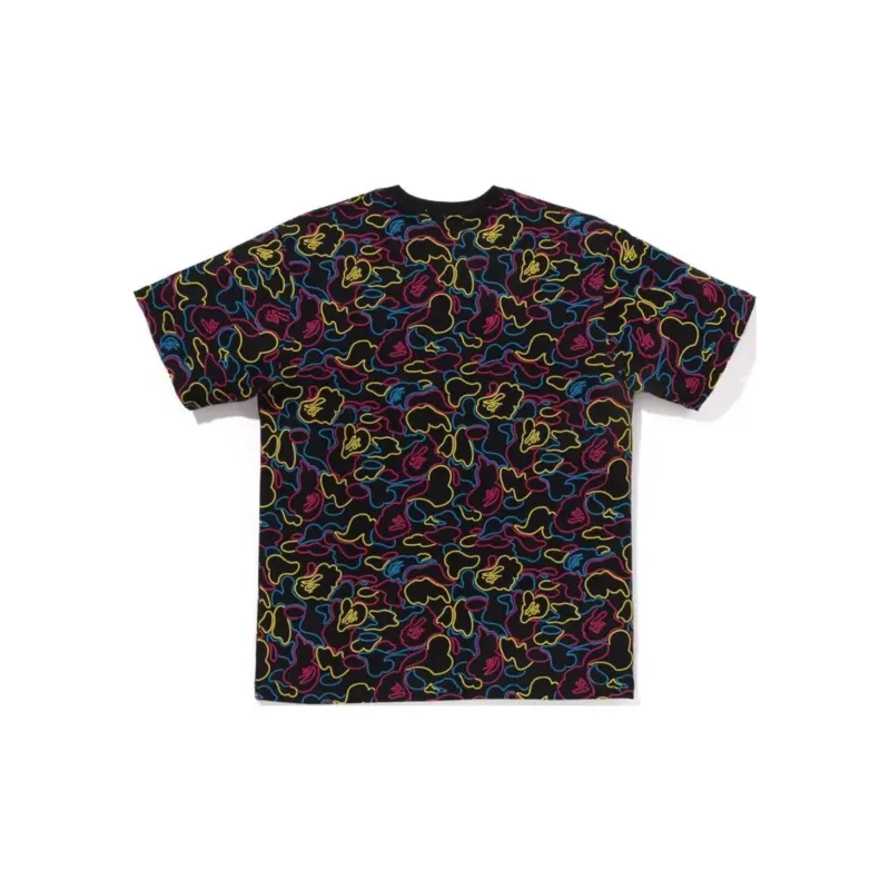 Bape Neon Camo Tee-3