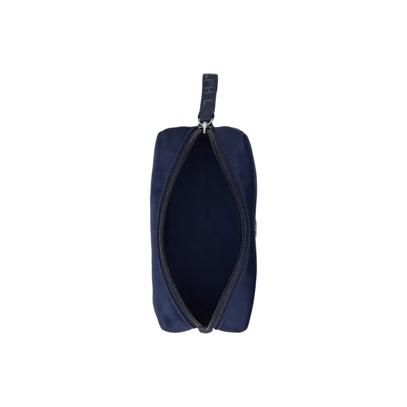 Ralph Lauren Nylon Clutch Makeup Bag Women's Marine Blue-3