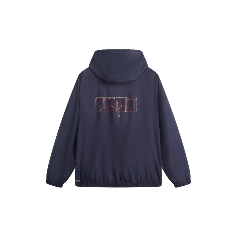 PUMA WINDBREAKERESS Jackets Coats Unisex Dark Blue-1