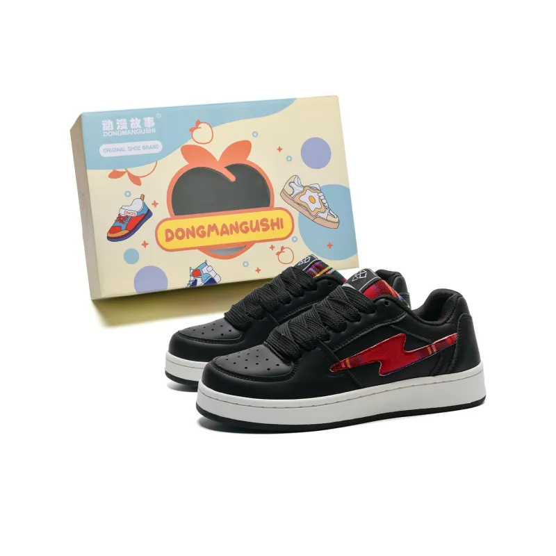 Anime Story Slip Resistant, Abrasion Resistant, Lightweight, Breathable Low Top Skateboard Shoes Unisex-17