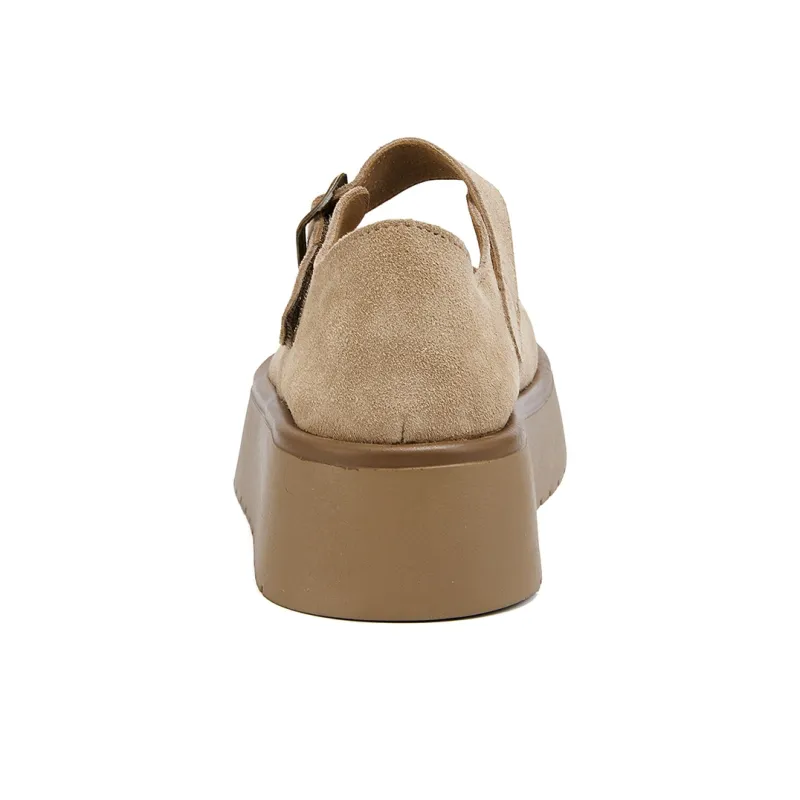 La Chapelle Casual Single Shoes Women's Sand-4