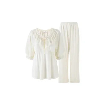 MY BODY Pajama Set Women's Milkshake Yellow