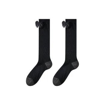 2323 Knee High Socks Women's 1 Pack Black