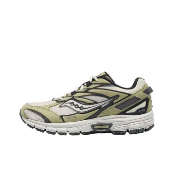 Saucony Cohesion 2K Anti Slip Wear Resistant Low Top Casual Shoes Unisex White Green