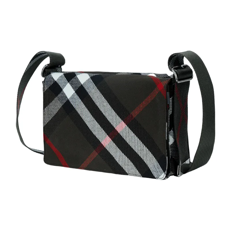 Burberry Trench Polyester Shoulder Bag, Crossbody Bag Men's Lake Color-3