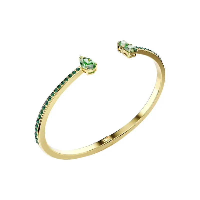 Swarovski Crystal Bangles Women's Green-2