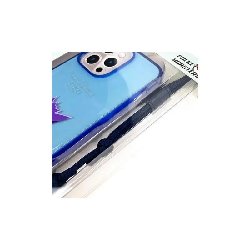 POKEMON TPU Material IIII Fit Loop Gengar Neck Strap Phone Cases Compatibility With IPhone 14 Pro/13 Pro Cartoon-2