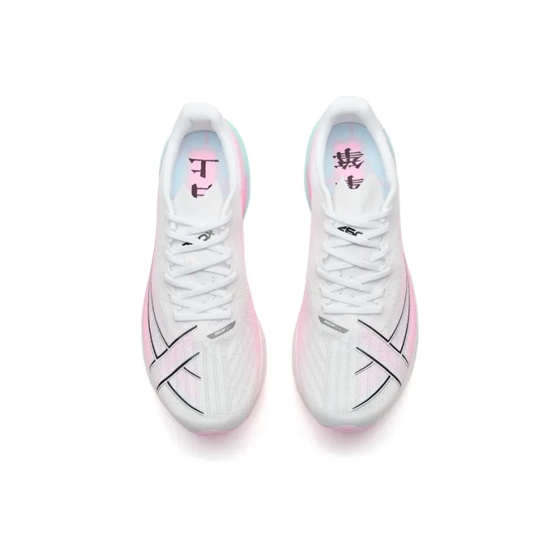 XTEP 260X 2.0 Running Shoes Men Low Top Classic White/Fluorescent Digital Pink-4