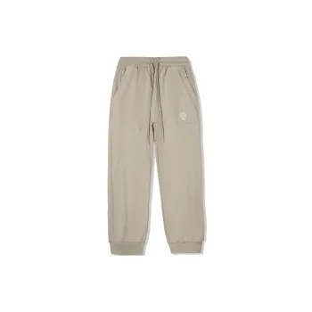 LiNing x CHENGLONG LIANMINGKUAN Knitted Sports Pants Men's Coffee Foam Taupe