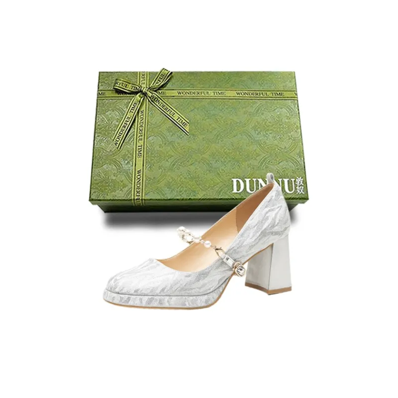 Dunnu Chunky Heel High Heels Women's-17