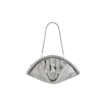 Paco Rabanne Brass Shoulder Bag Women's Silver