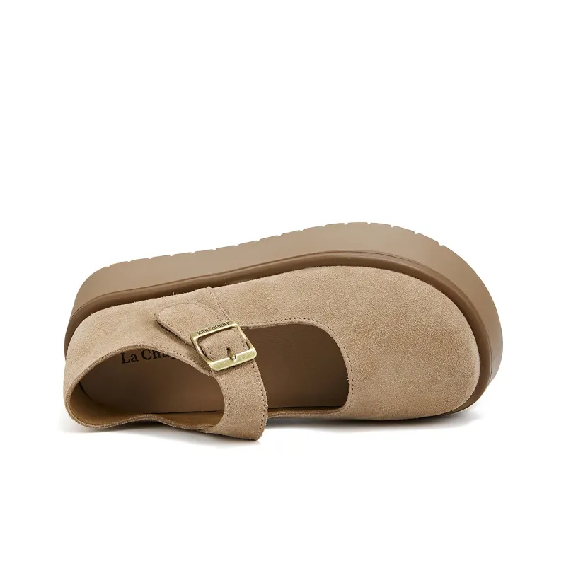 La Chapelle Casual Single Shoes Women's Sand-5