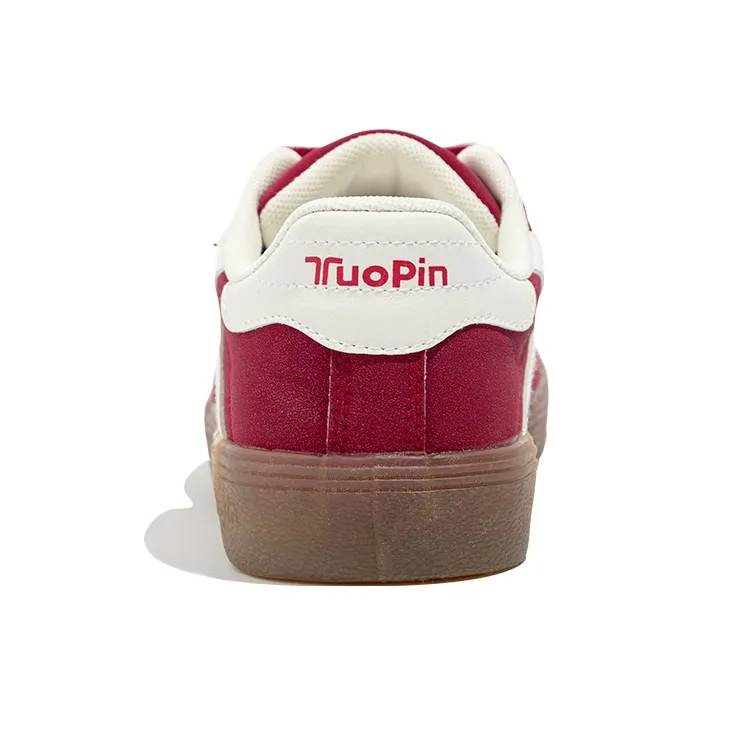 TUOPIN Pie Shoes Slip Resistant, Abrasion Resistant, Lightweight Low Top Skateboard Shoes Women's-12