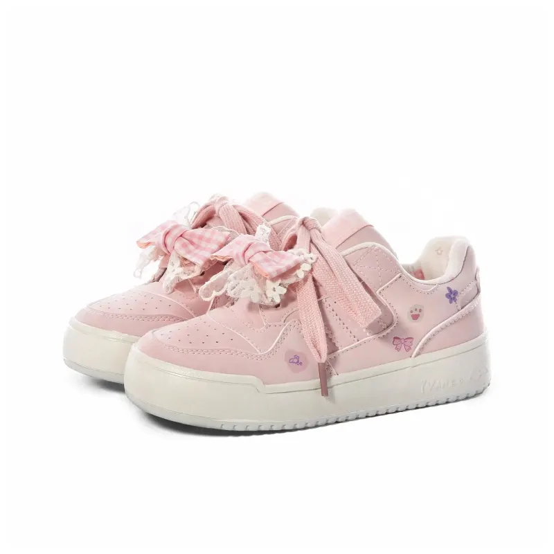FULLXUAN Classic And Versatile Cute Low Top Skateboard Shoes Women's-17
