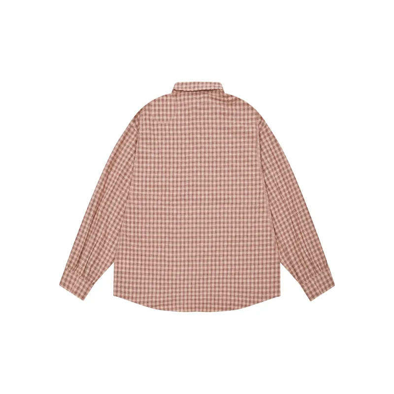Saotome Shirt Women's Pink Plaid-1