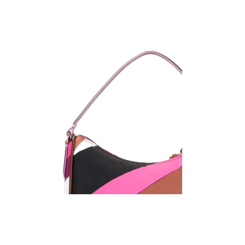 EMILIO PUCCI Yummy Logo Plaque Zipped Shoulder Bag-3