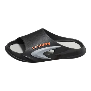 Ailise Slippers Black Gray/Card Brown/White Black