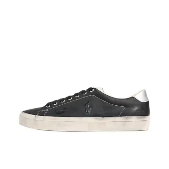 Polo Ralph Lauren Longwood Low-Top Skateboard Shoes Men's Black