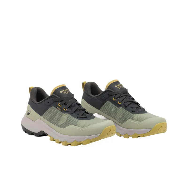 DECATHLON MH500 Lightweight Low Top Hiking Shoes Men's Gold Green-1