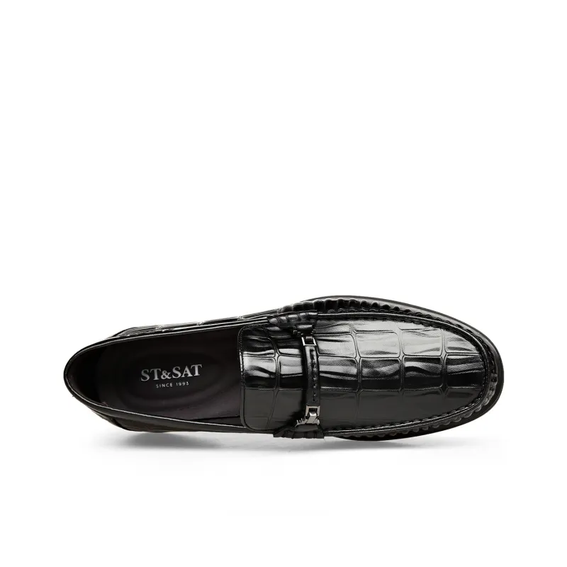 ST&SAT Loafers Men Black-2