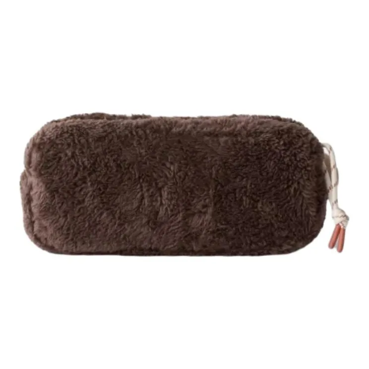 ZARA Butter Bear Collaboration Polyester Toiletry Bags Clutches Unisex Brown-4