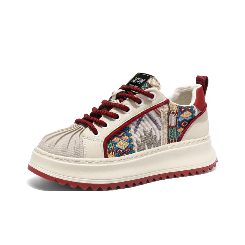 Budding Bear Anti-Slip And Wear-Resistant Height Increasing Low-Top Canvas Shoes Men's Box-16