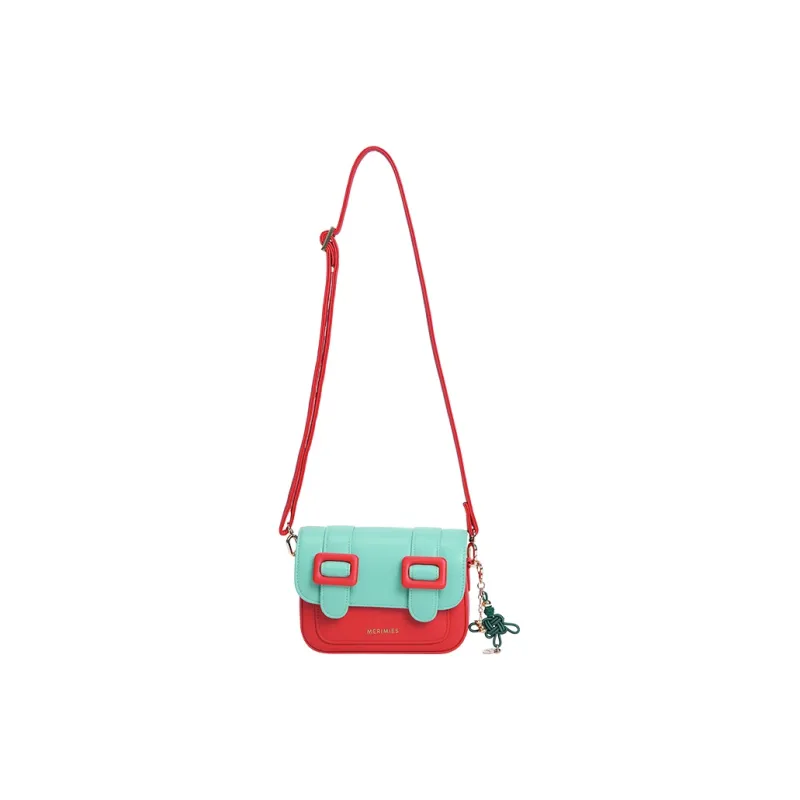 MERIMIES PU Satchel Bag Crossbody Bag Shoulder Bag Regular Women's Mouse Mint Red Light Wisteria Purple-3