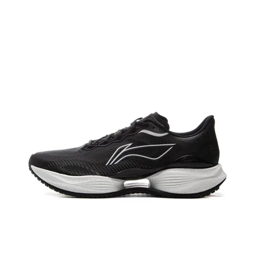 LiNing Super Light 22 Cushioning Wear Resistant Rebound Low Top Casual Running Shoes Unisex Black