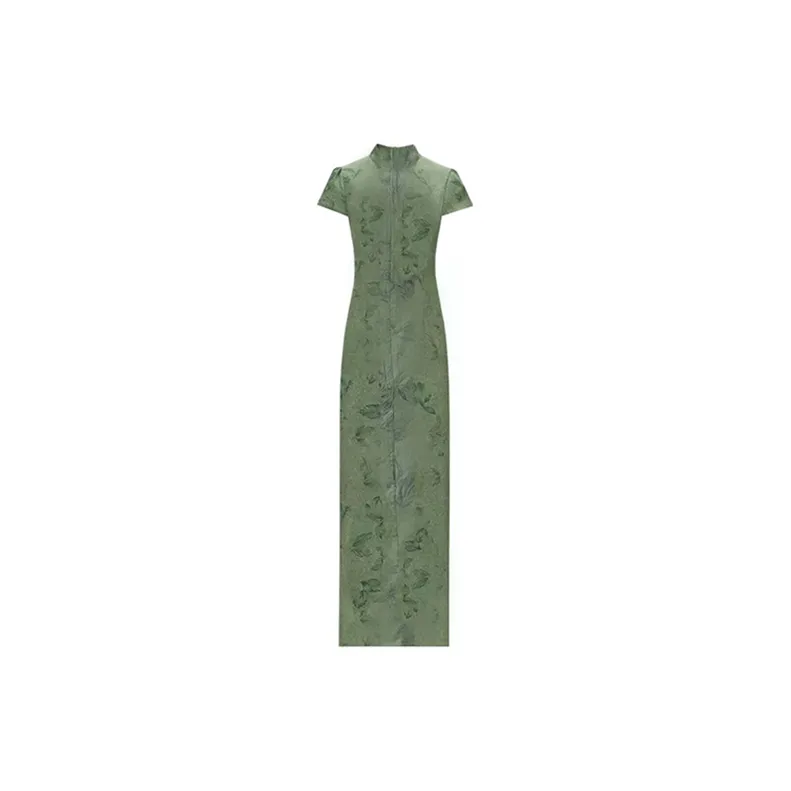 COVT Short Sleeved Dresses Women's Green-1