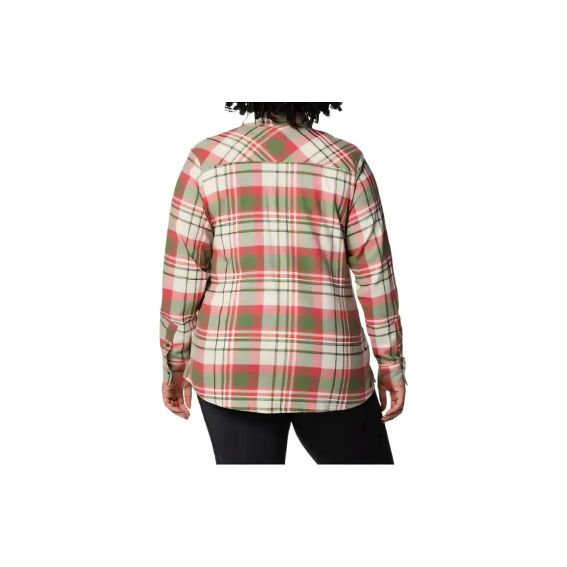 Columbia Calico Basin Shirt Women's Canteen Multicolor Set-1