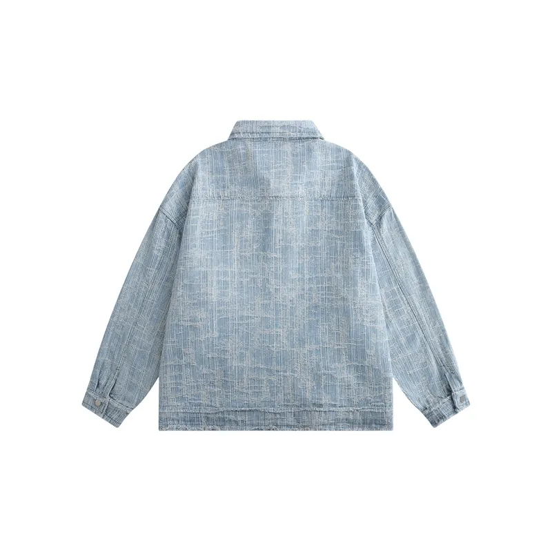 JIMI&JONS Denim Jackets Unisex Blue-1
