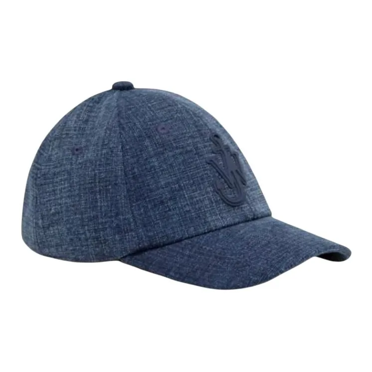 JW Anderson Logo Patch Eyelet Baseball Cap-2