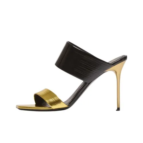 BALMAIN 95mm Pb Leather Sandals Women's