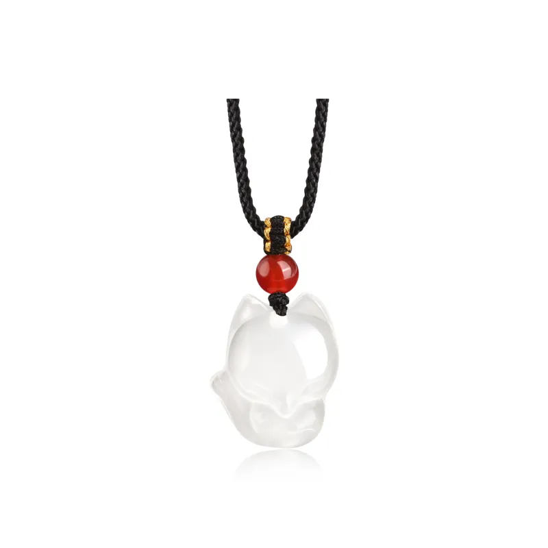 Di Su Xing Chalcedony Jade Necklaces Women's-0