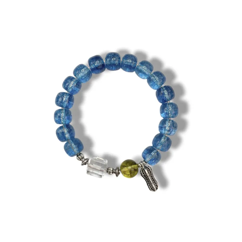 Long Fu Czech Beads Bracelets Women's-0