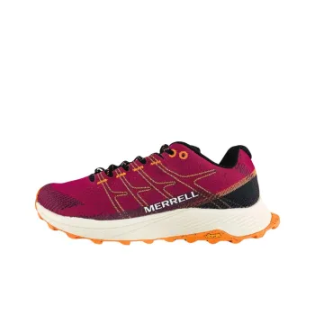 MERRELL Moab Flight Anti-Slip Wear-Resistant Low-Top Trail Running Running Shoes Women's Fuchsia