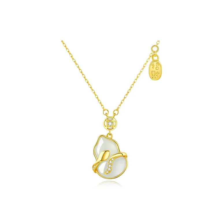 Zheng Tai Fook Chalcedony Necklaces Unisex-4