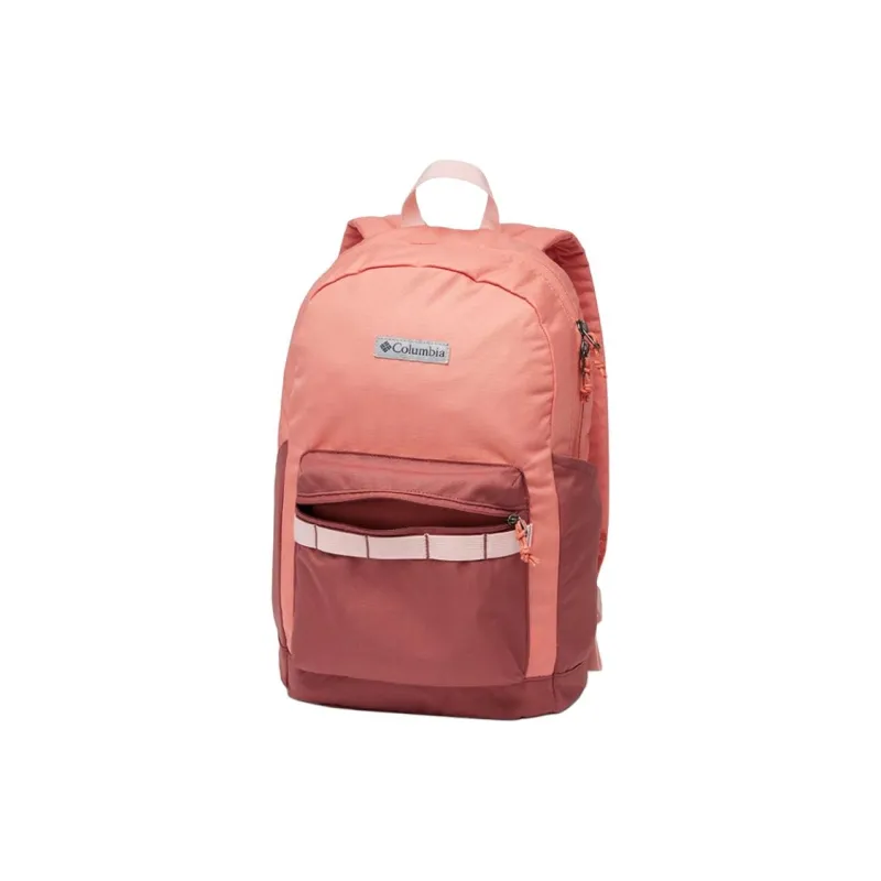 Columbia Zigzag Polyester Backpack Unisex Peach Pink-1