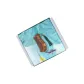 "Faux Silk" Elegant Lotus/Long+Sandalwood Wooden Comb+National Trend Gift Box