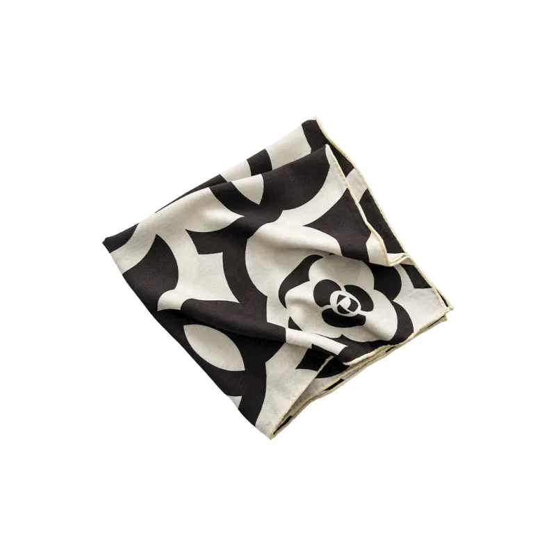 MITHAOL KUSC Silk Scarves Women's Classical Style Polyamide Wheel-6