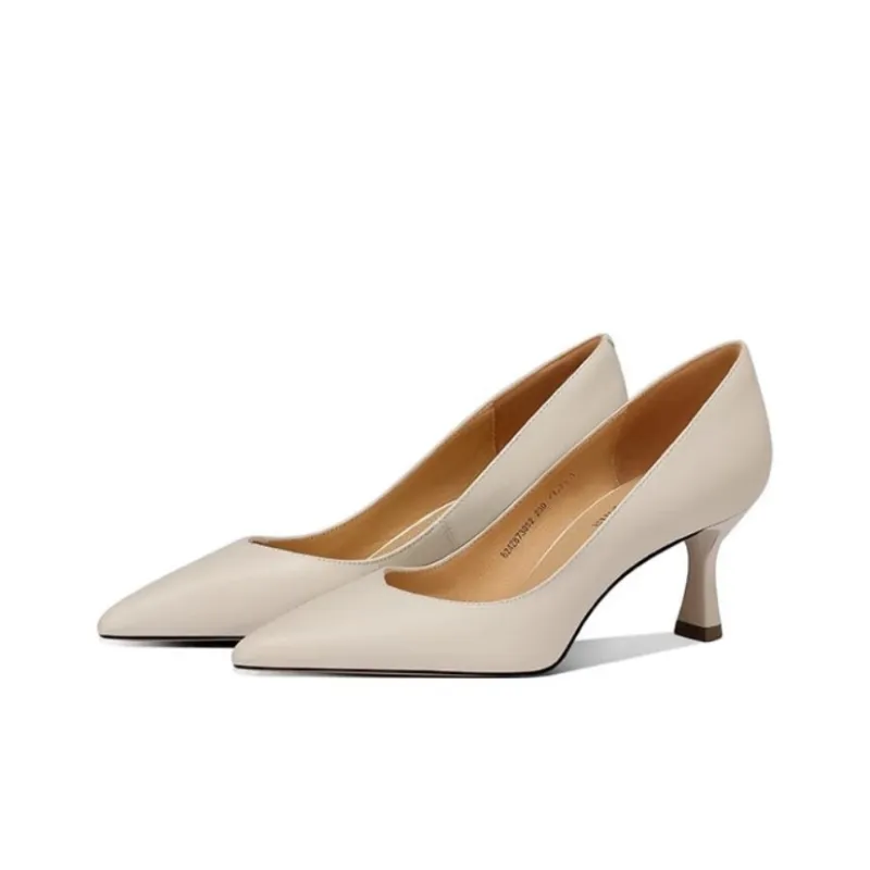 JESSICA SOPHIA Flared Heel High Heels 6.5cm Women's-1