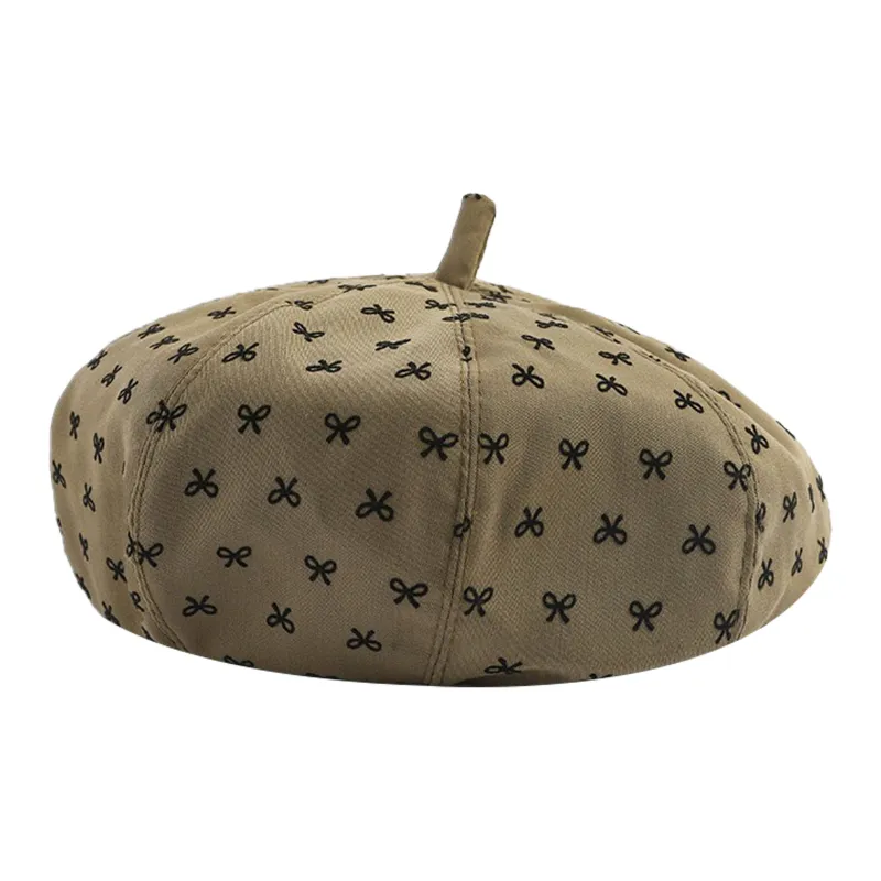 IOTS Vintage Minimalist Style For A Slimmer Face Berets Women's-5