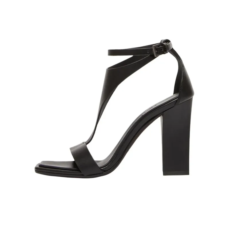 MaxMara One Strap Sandals Women's Black-0