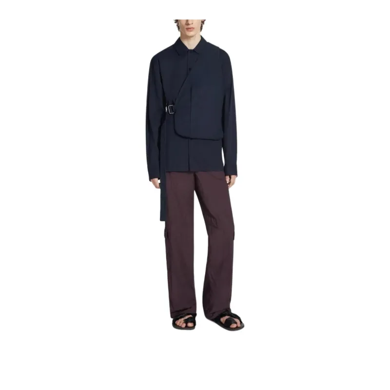 DRIES VAN NOTEN SS25 Tank Tops Men's Marine Blue-2