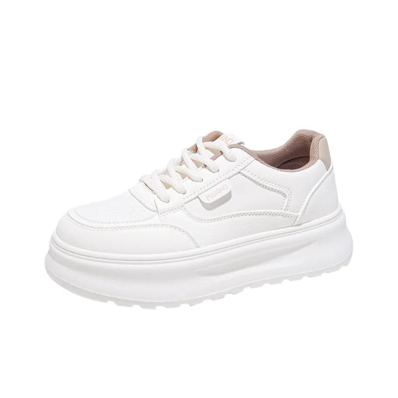 MAKINO Cushioned Wear-Resistant Height Increasing Low-Top Casual Shoes Women's-3