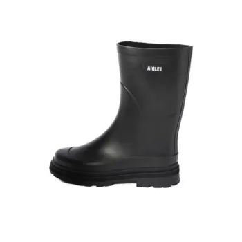 AIGLE Abrasion Resistant Rain Boots Men's Black