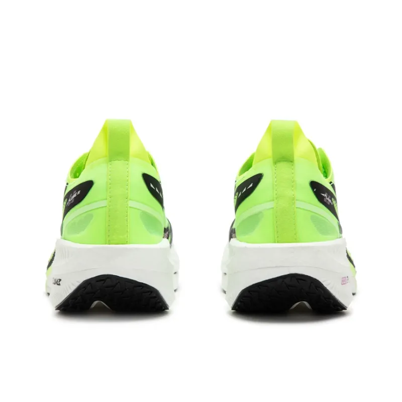 361° Flying Flame 3.5 Running Shoes Unisex Low Top Fluorescent Bright Light Green/Pink Violet-3
