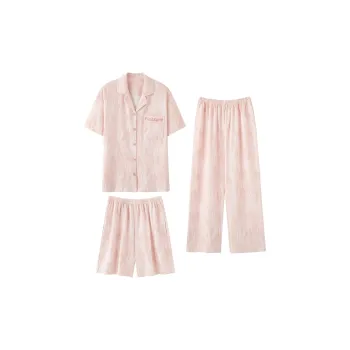 WANANNI Pajama Set Women's Light Pink
